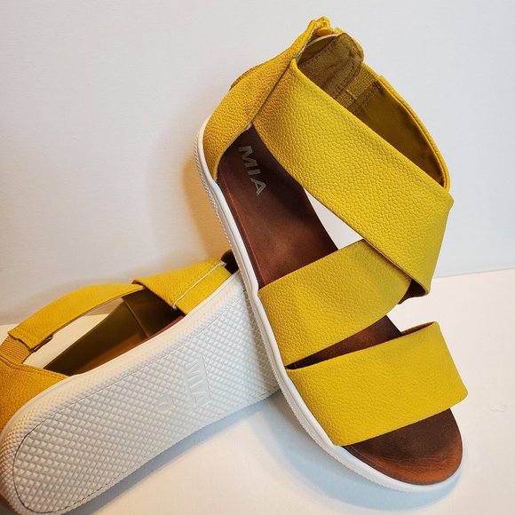 mia yellow sandals